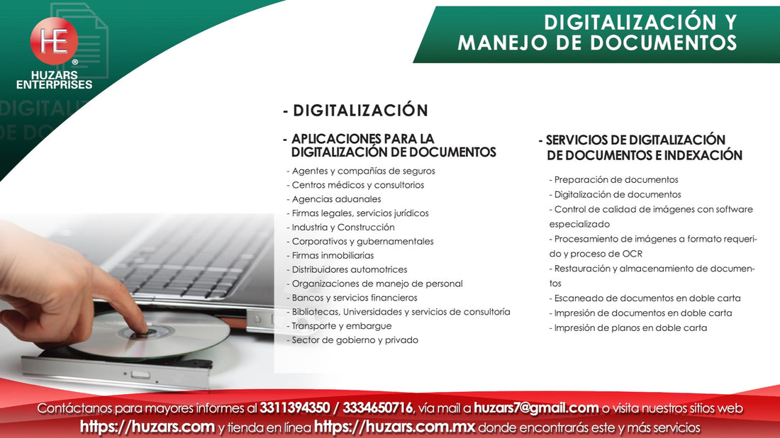 19. Servicios en Digitalización de Documentos