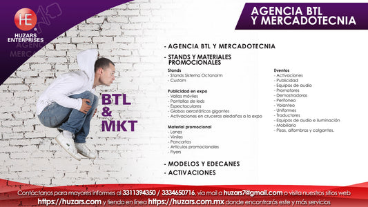 20. Servicios en Agencia BTL y Mercadotecnia