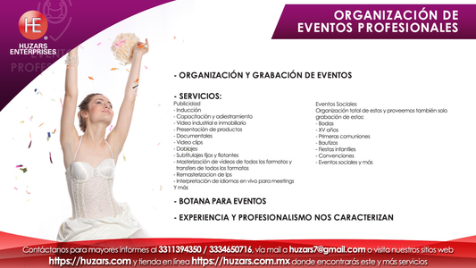 23. Servicios en Eventos Profesionales