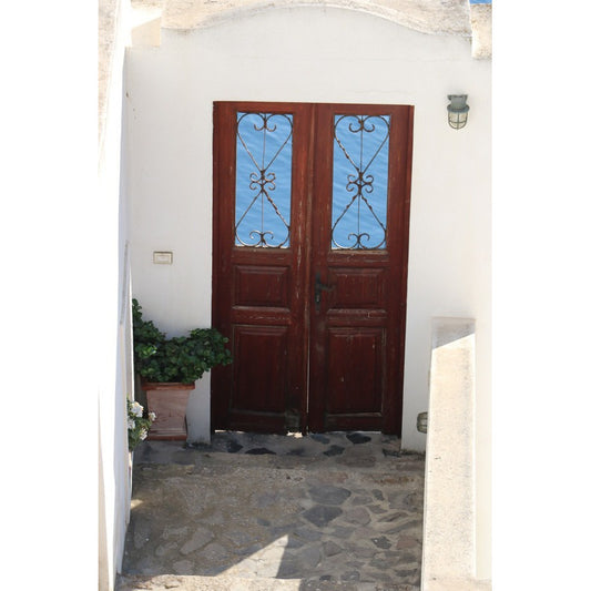 Doors-santorini-greece Fotografia