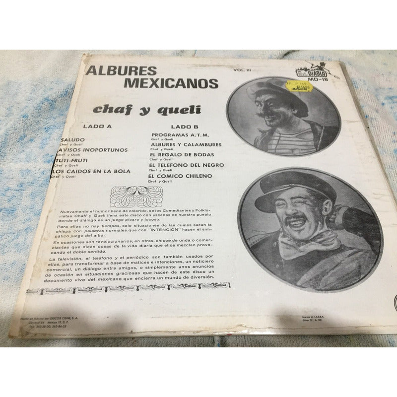 Lps Acetato Albures Mexicanos Chaf Y Quely Solo Para Adultos