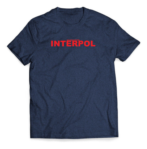 Playera Con Estampado De Alta Durabilidad Interpol2022