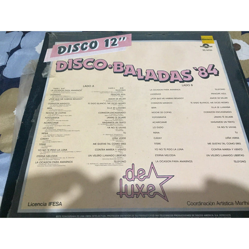 Lps Disco Baladas 84 Deluxe