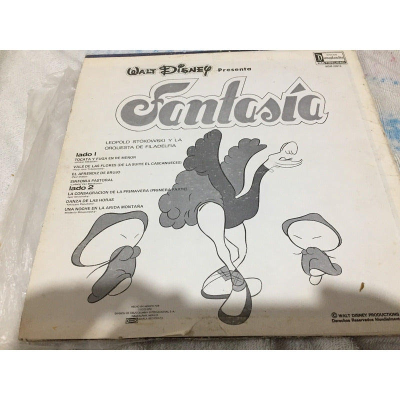 Lps Acetato Fantasia De Walt Disney