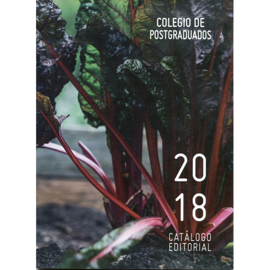 Colegio De Postgraduados 2018 Catalogo Editorial