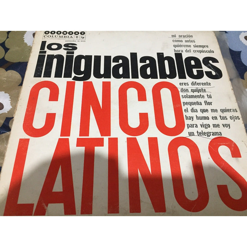 Lps Acetato Los Inigualables Cinco Latinos