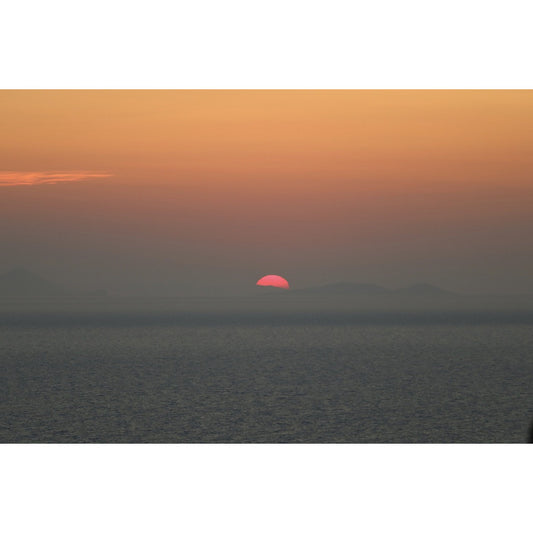 Sunset-oia-santorini-greece Fotografia