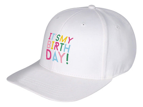 Gorra Birthday Unisex Con Broche Ajustador Varios Colores