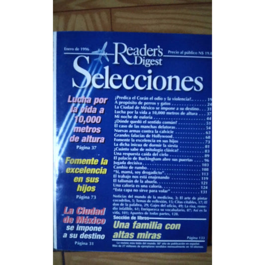 Revista Selecciones Readers Digest Enero 1996