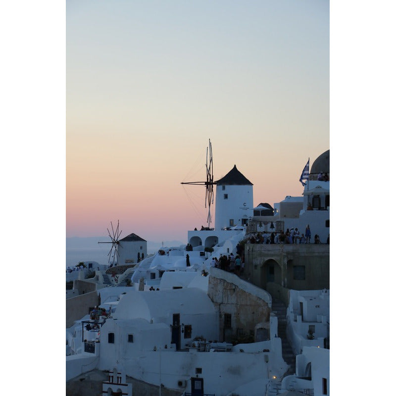 Windmill-oia-santorini-greece Fotografia