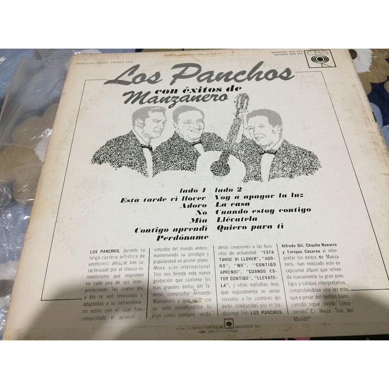 Lps Los Panchos Con Exitos De Manzanero