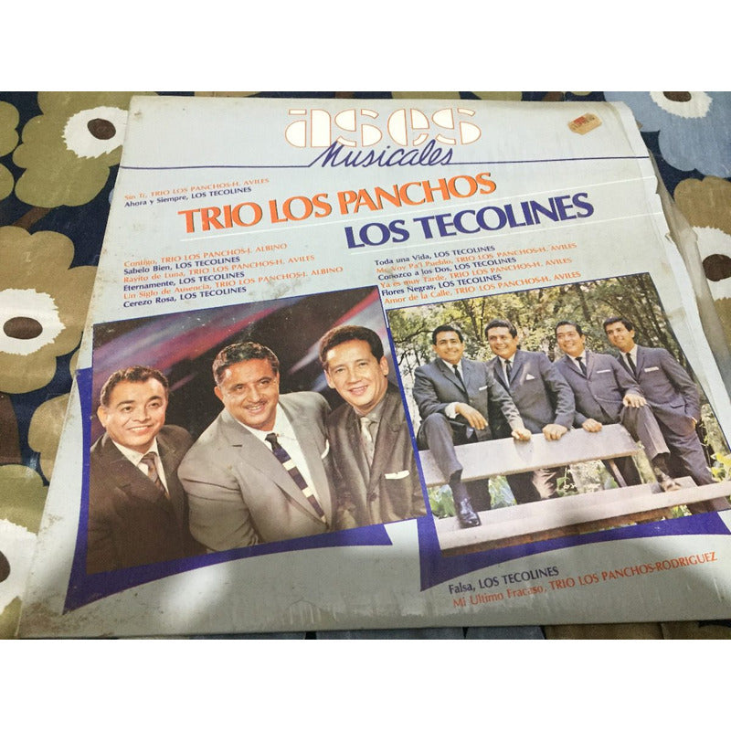 Lps Acetato Ases Musicales Trio Los Panchos Y Los Tecolines