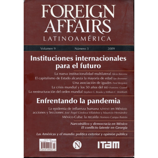 Foreign Affairs Latinoamerica Volumen 9 Numero 3 2009