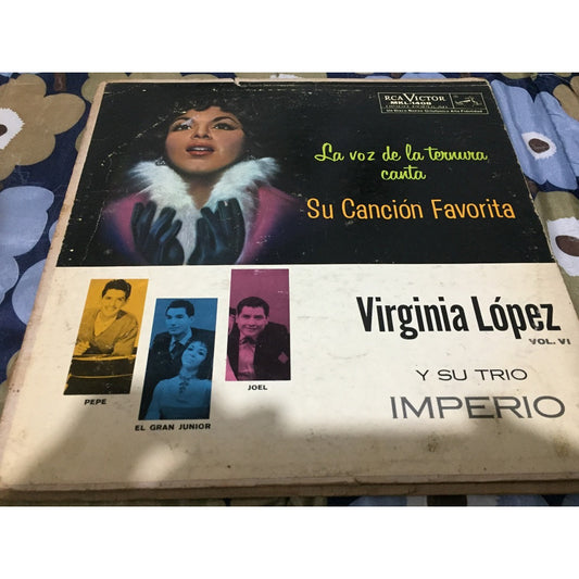 Lps Virginia Lopez Y Su Trio Imperio La Voz De La Ternura